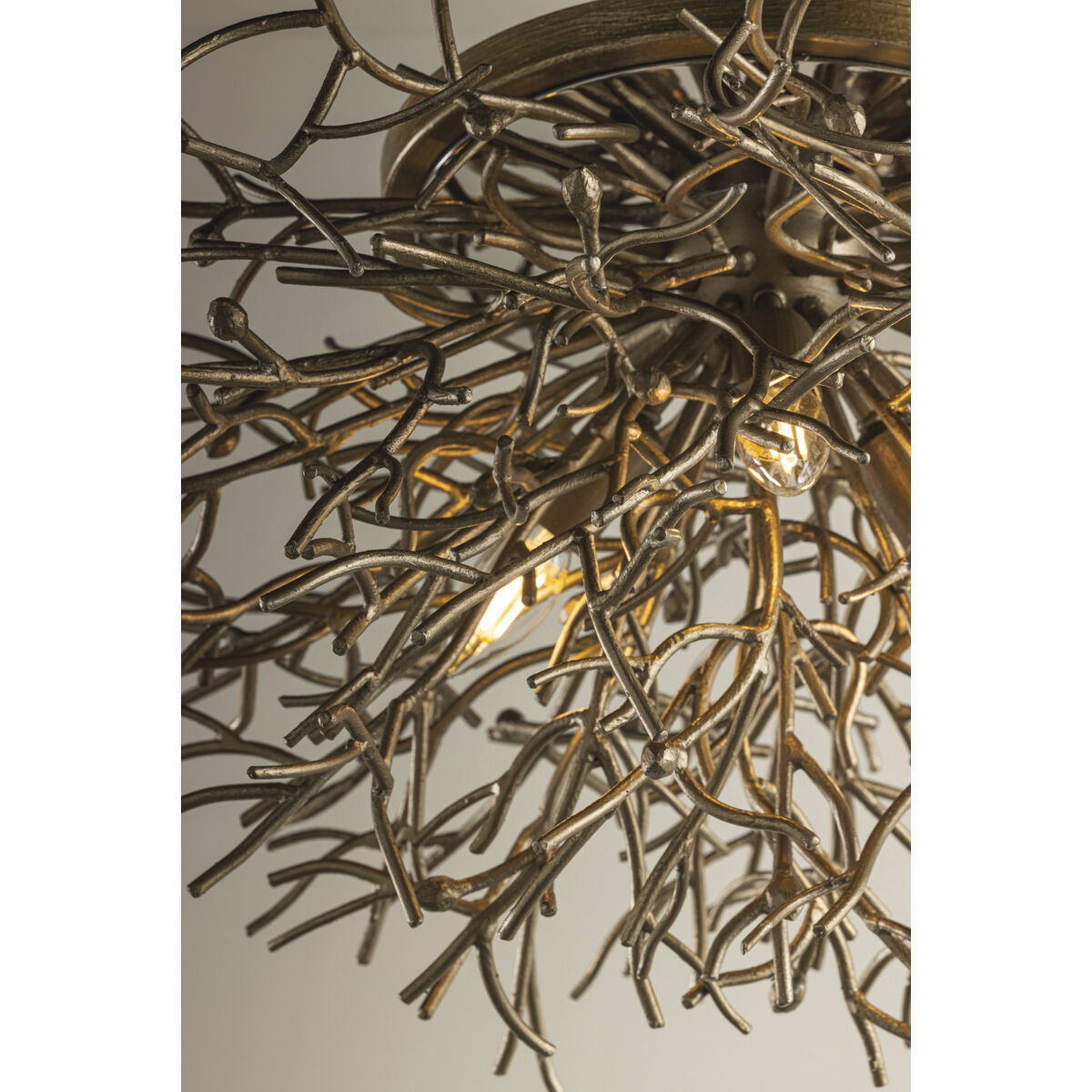 Sierra 3 Light 32 inch Vienna Bronze Flush Mount Ceiling Light